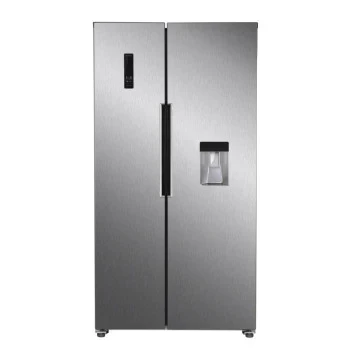 Réfrigérateur Americain NASCO No Frost Avec Distributeur D’eau – HNASF2-55M – 2 PORTES – 433 Litres – Gris